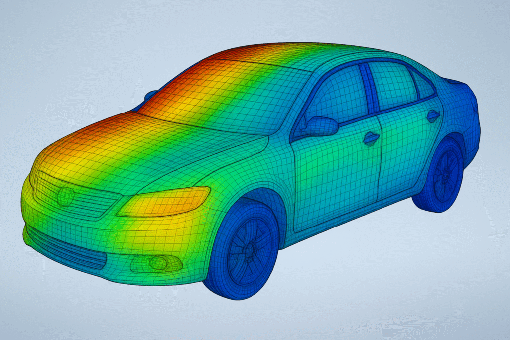 Ansys FEA for a car